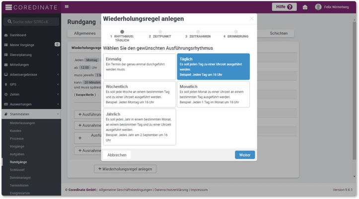 Rundgang, Wiederholung, Impfzentrum, Täglich, SAAS, OWKS, aufgabe