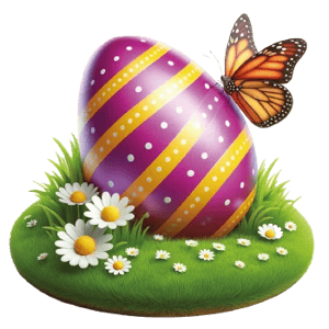 Easter Egg  butterfly