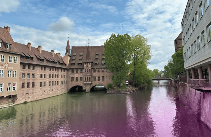 Historical city view of Nuremberg