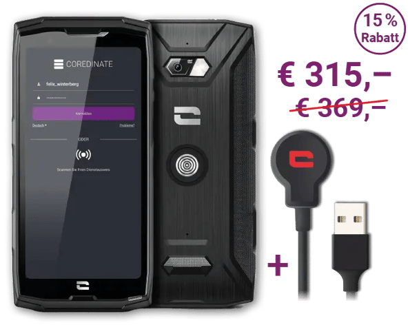 Crosscall M5 dans la boutique en ligne COREDINATE