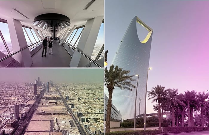 COREDINATE Saudi-Arabien Reise Kingdom Center Sky Bridge