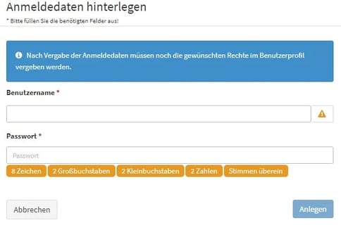 Ansprechpartner, login, Anmelde Daten, Ansprechpartner