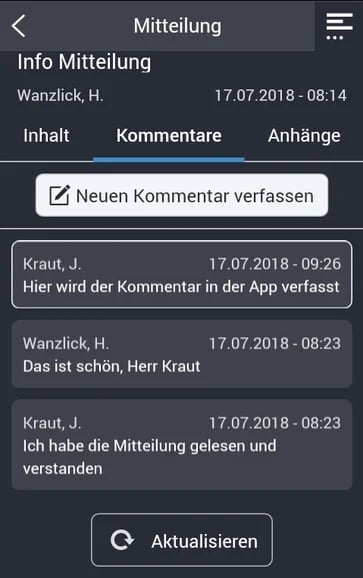 Inbox_Mitteilung_Kommentar_Uebersicht