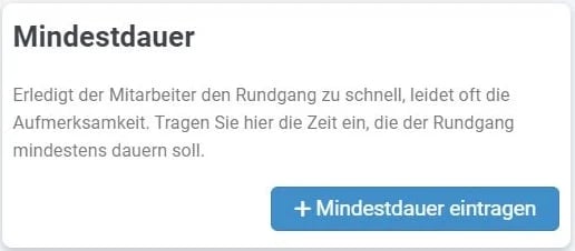 Mindestdauer