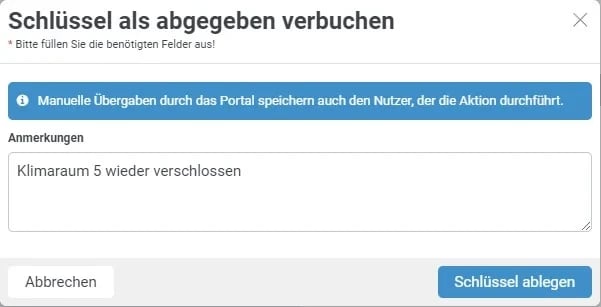 Schluessel_abgeben_verbuchen