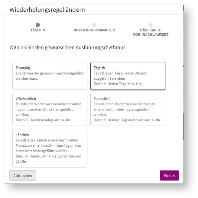 Wiederholungsregel_aendern