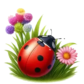 COREDINATE Osteraktion Easter Egg and Ladybug