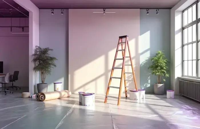 مكتب عصري بعد تجديده