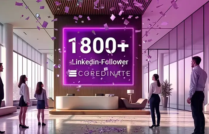 قاعة الاستقبال تعرض عدد متابعي LinkedIn