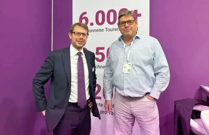 SecurityExpo Munich: Managing Director Carsten Bucko from busec Security GmbH & Co.KG with Michael Kulig