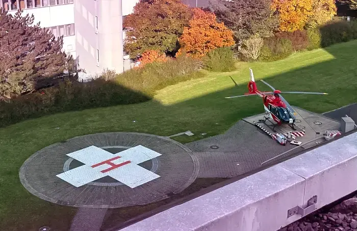 UMG Klinikum Helicopter-Landeplatz