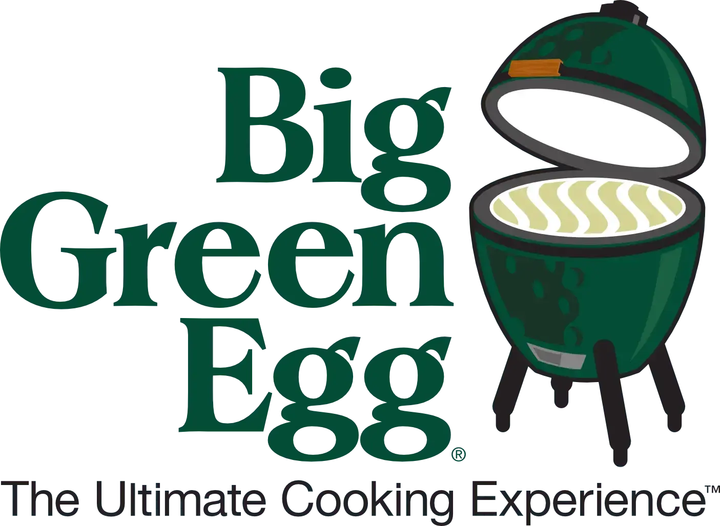 Big Green Egg Grill.