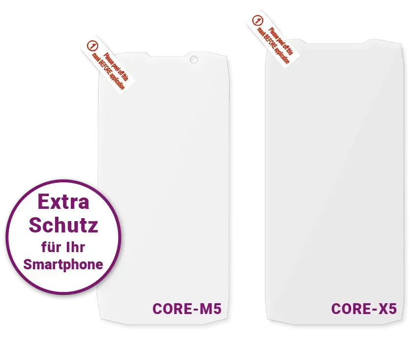 CROSSCALL CORE-M5 und CORE-X5 Schutzfolie