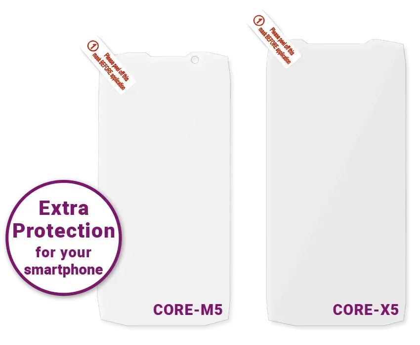 واقي الشاشة لهواتف Crosscall CORE M5 و CORE X5