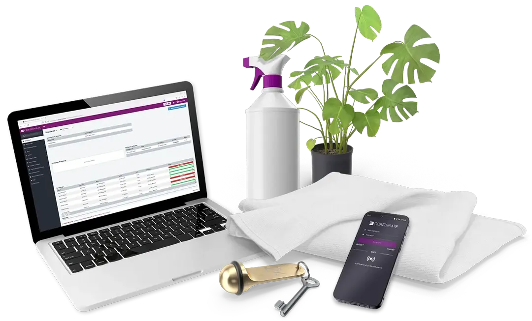 COREDINATE im Hospitality-Bereich auf verschiedenen Endgeräten und Devices