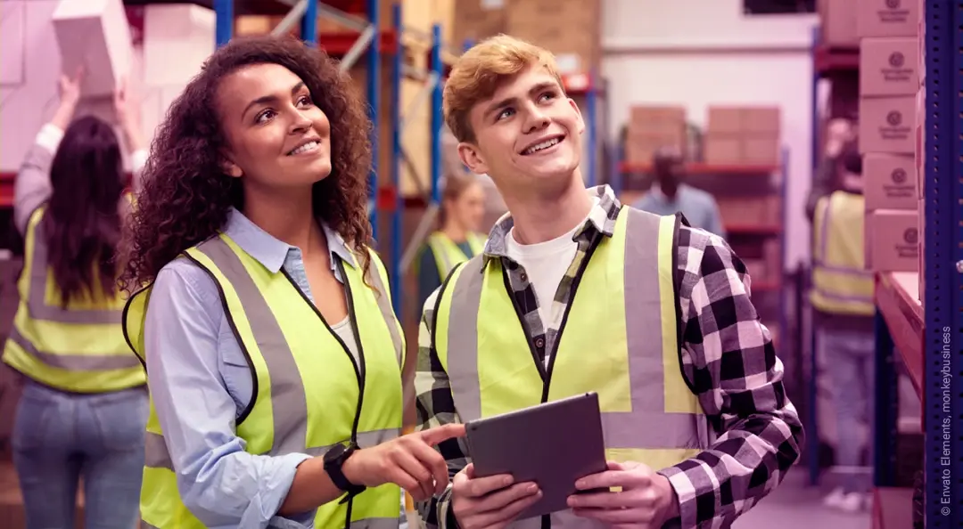 منظمة موظفي المستودعات هيكلة موظفي المستودعات هيكلة صدرية السلامة رجل امرأة إنفاتو