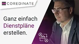 COREDINATE Anwendungsbeispiel Dienstplan