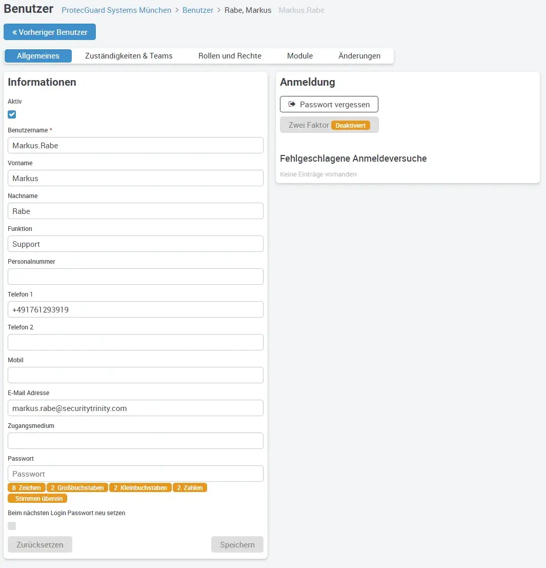 Ansprechpartner, anlegen, Portal, OWKS