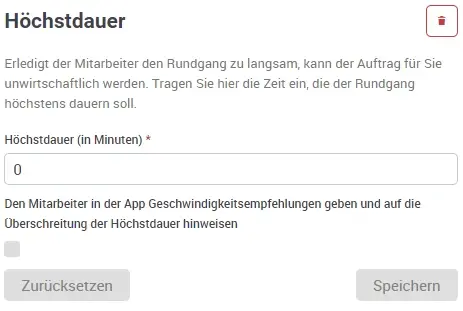 Zeitvorgaben, Rundgang, OWKS, hoechstdauer