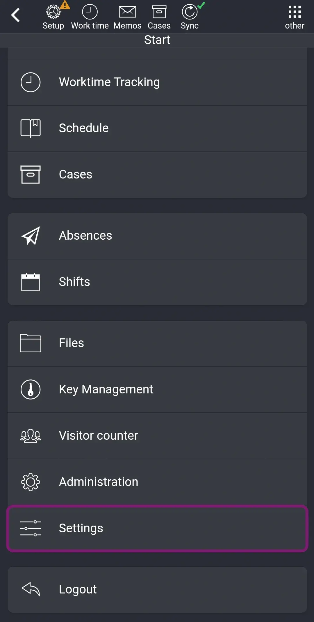 settings, change, app
