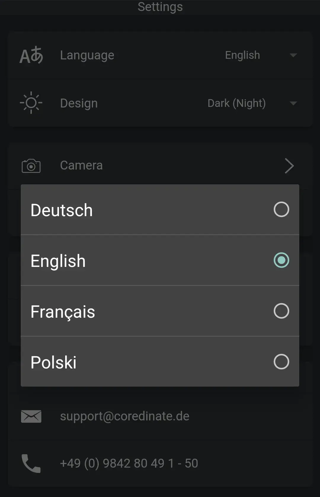 settings, change, app
