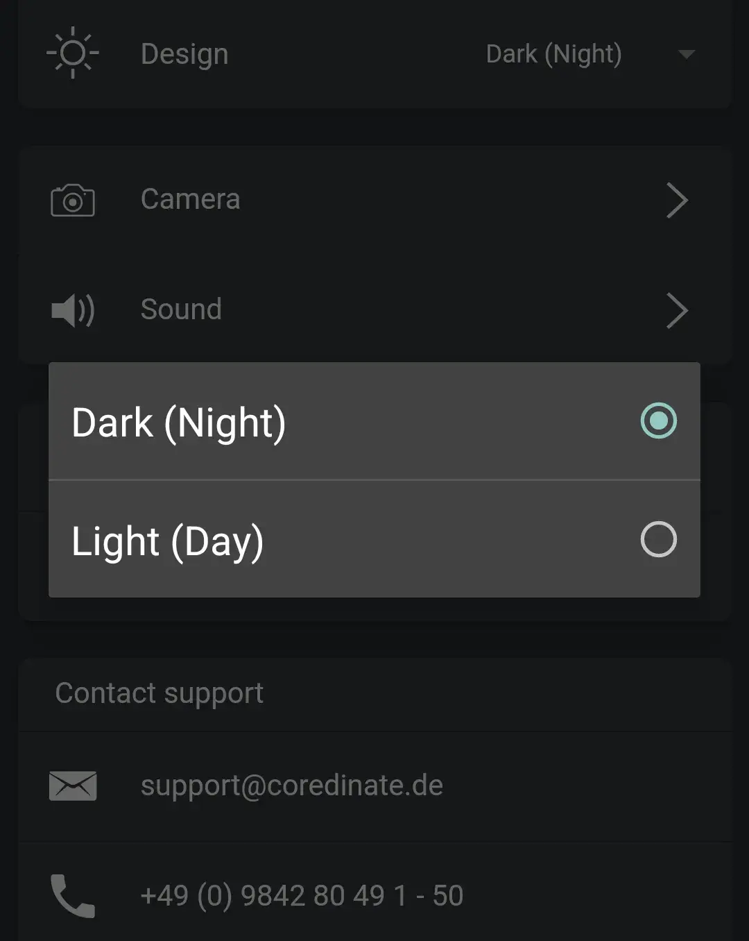 settings, change, app
