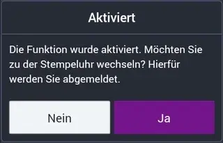 Stempeluhr_aktiv_abfrage_bestaetigt
