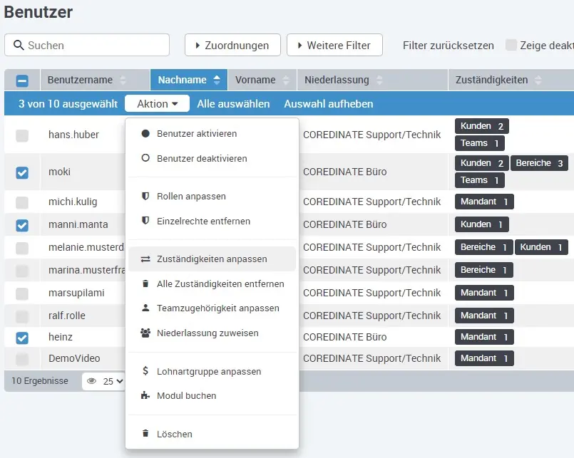 User_zustaendigkeit_anpassen