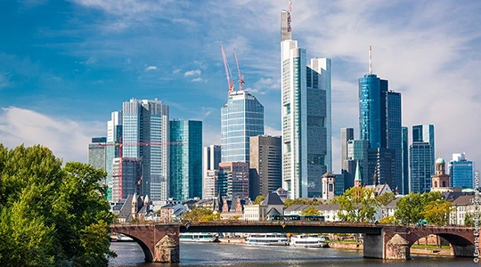 Frankfurt, OWKS, Skyline, Deutschland, Sicherheit, Stadt